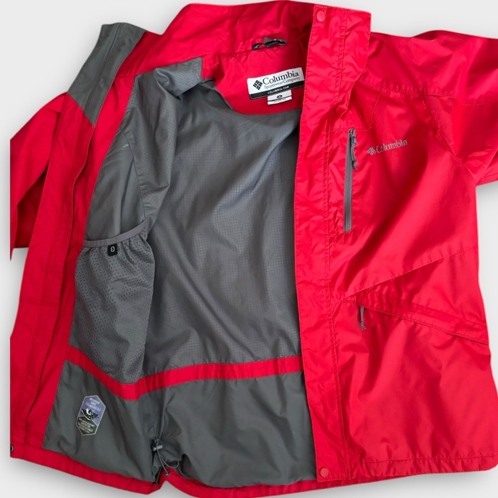 Columbia Men’s Red Interchange Omni Shield Shell Jacket Size M